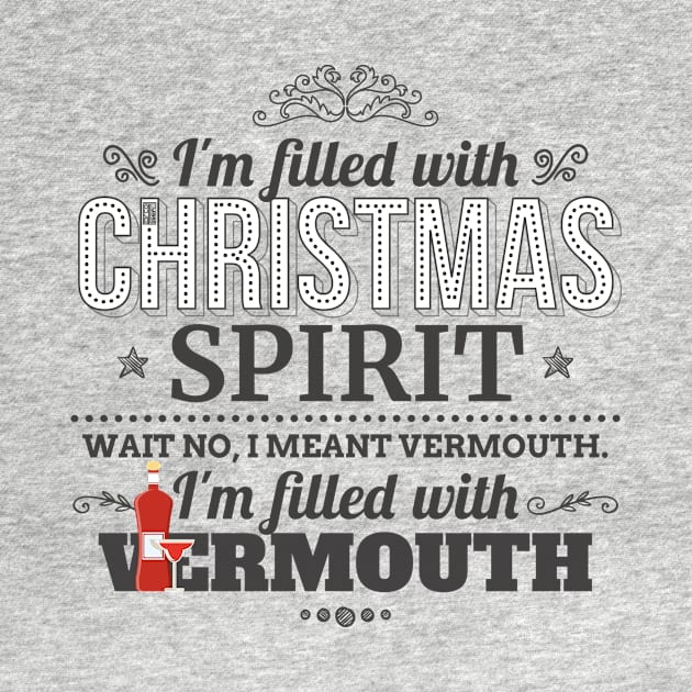 COOL FILLED WITH CHRISTMAS SPIRIT VERMOUTH BEVERAGE by porcodiseno